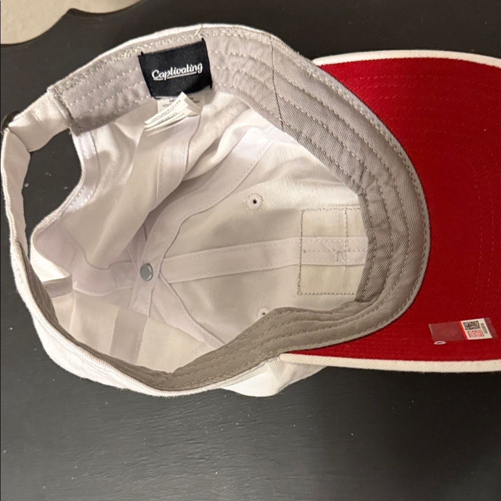Arkansas Razorbacks Women's White Cap - Picture 4 of 5
